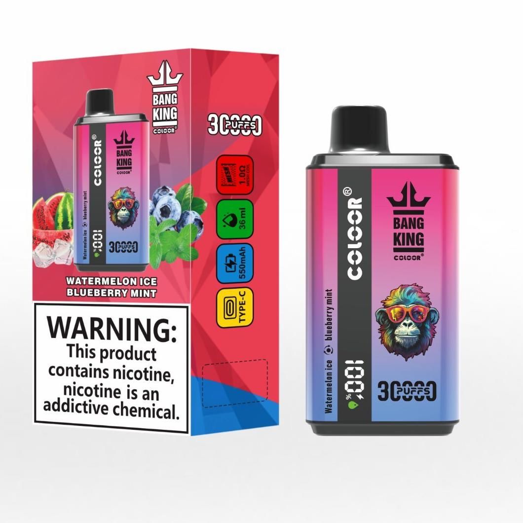 Bang 30000 Puff Disposable Vape - EGO Vape with 36ml Capacity, 20-50mg Nicotine, FDA Certified - Image 5