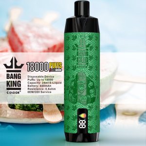 Bang18K2 Disposable E-Cigarette Vape Pen, 650mAh Rechargeable, 20ml, Low Nicotine, Wholesale