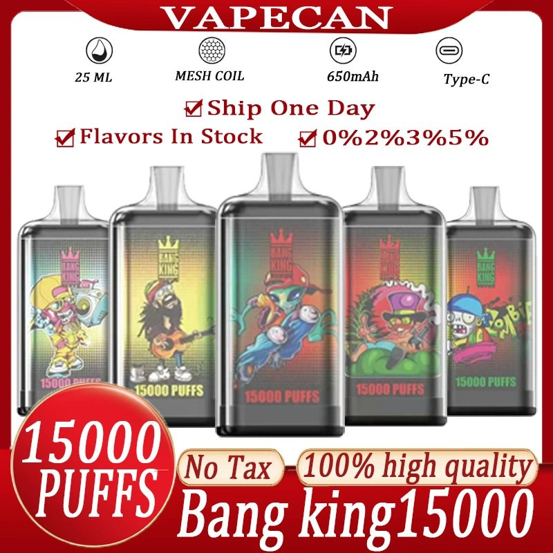 Bangking 15000 Puffs Disposable Pod Pen - 20 Flavors, Adjustable Airflow, Type-C Charging, 650mAh Battery - Image 5