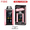 Fibie 15000 Puffs Disposable Vape Pen - Dual Flavor, 18ml, Mesh Coil, 5% Nicotine, LED Digital Display