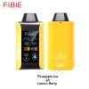 FIBIE 15000 Puffs Disposable Vape with Mesh Coil, 5% Nicotine, 18ml, Rechargeable, Fruit Flavors