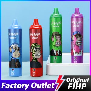 FIHP Tornado 15000 Puffs Disposable Vape E-Cigarette - 22ml Juice, 650mAh, 10 Flavors, FDA Certified