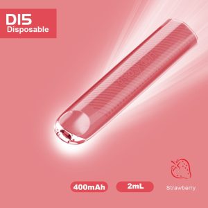 Hepy Bar D15 Disposable Vape - 700 Puffs, Fruit Flavors, FDA Certified, Non-Rechargeable EGO Vape