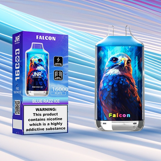 JNR Falcon 16K Disposable Vape 16000 Puffs with LED Display, 22ml Tank, Adjustable Airflow, Fruits Flavor - Image 3