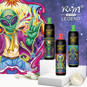 R&M Legend 10K Disposable Vape 10000 Puffs Custom Flavors 5% Nicotine Wholesale Electronic Cigarette