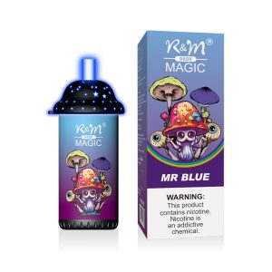 R&M Magic Disposable Vape Pen 9K Puffs, 20 Flavors, Rechargeable, FDA Certified, 5% Nicotine