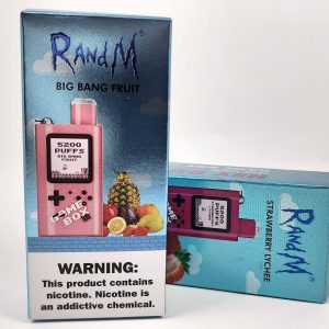 Randm 5200 Puffs Mesh Coil Disposable Vape Pen - Fruit Flavors, FDA Certified, Customizable