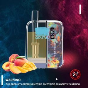 Randm Crystal 4600 Puffs Disposable Vape Pen - Customizable, Fruit Flavors, 5% Nicotine, CE Certified