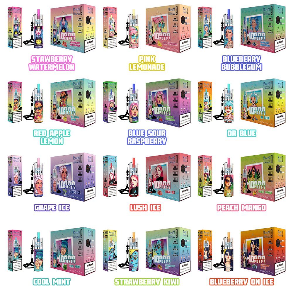RandM Tornado 10000 Puffs Disposable Vape - 21 Flavors, Mesh Coil, 850mAh, FDA Certified - Image 4