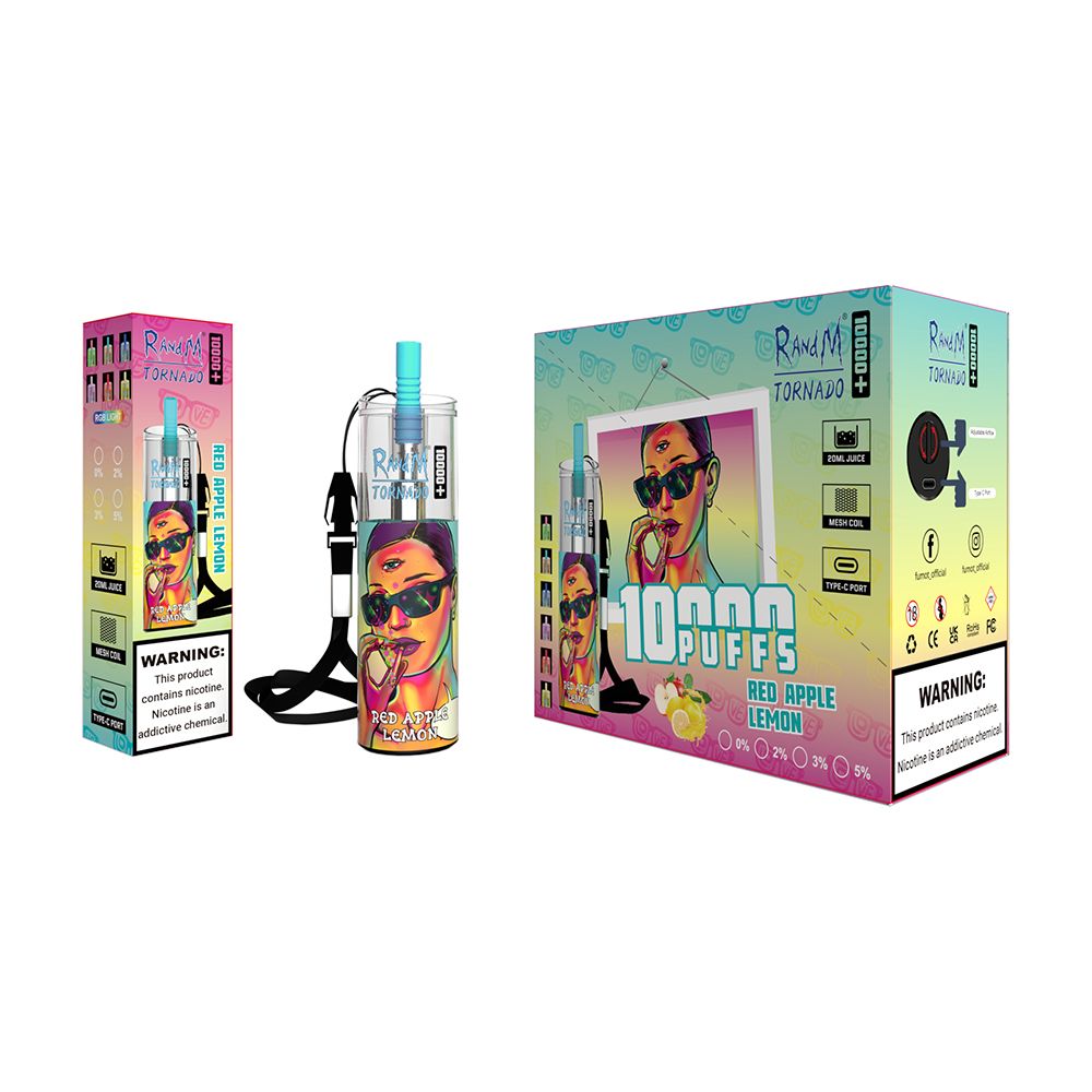 RandM Tornado 10000 Puffs Disposable Vape - 21 Flavors, Mesh Coil, 850mAh, FDA Certified - Image 3