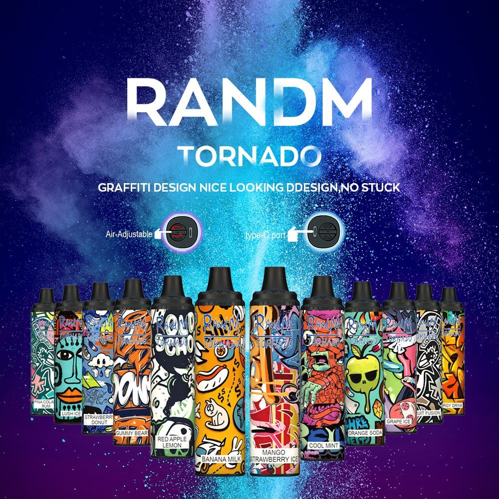 RandM Tornado 6000 Disposable Vape with Air Flow Control - Stainless Steel, Variable Voltage - Image 3