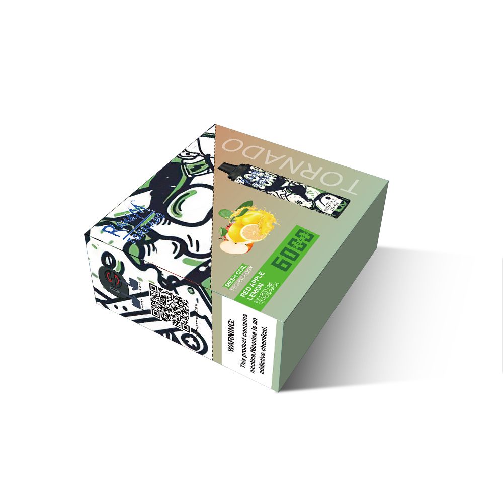 RandM Tornado 6000 Disposable Vape with Air Flow Control - Stainless Steel, Variable Voltage - Image 6