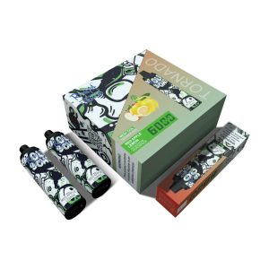 RandM Tornado 6000 Disposable Vape with Air Flow Control - Stainless Steel, Variable Voltage