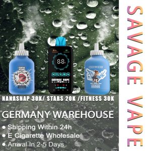 Savage Fitness 30000 Disposable Vape | 30ml, 30000 Puffs, High Nicotine, Fruits Flavors