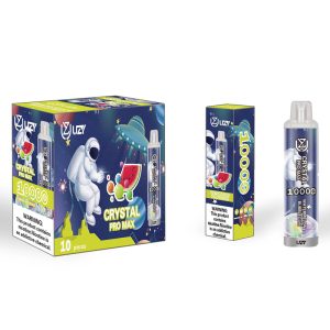Uzy Crystal Pro Max 10000 Puffs Vape - Alto rendimiento, recargable y niveles de nicotina personalizables