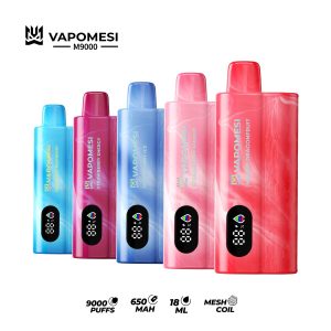 Vapomesi M9000 9000 Puffs Disposable Vape with LED Screen & Fruit Flavors – EU Warehouse