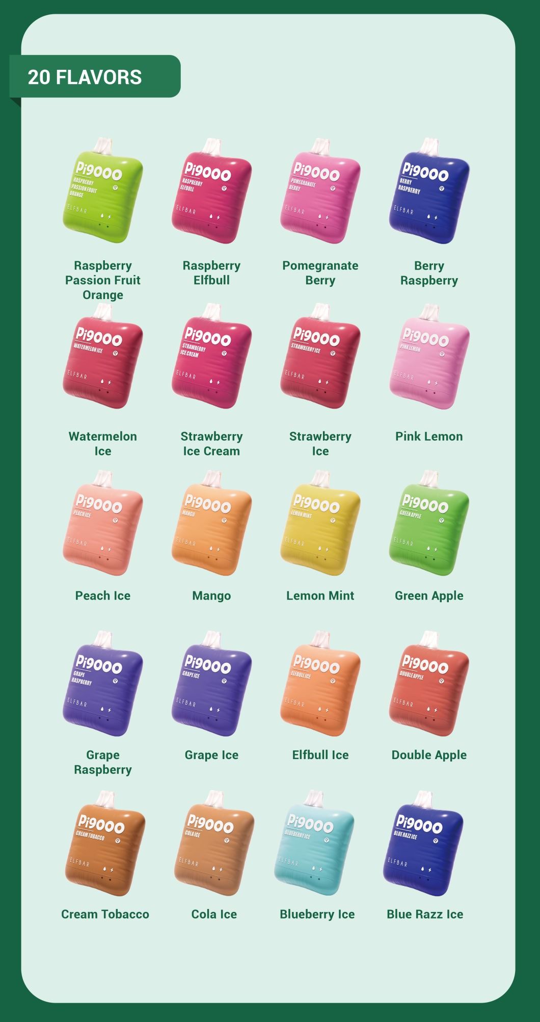 Vapsolo Disposable E Hookah Vape 12000 Puffs, Low Nicotine, Fruits Flavors, FDA CE Certified, Wholesale - Image 3