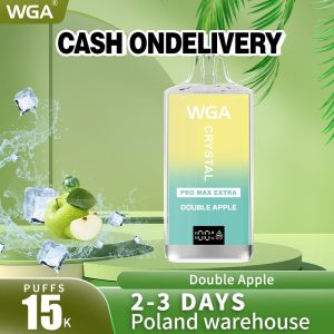 Wholesale Europe Crystal 15K Disposable Vape | 2% & 5% Nicotine, Dual Mesh Coil, LED Display, FDA Certified