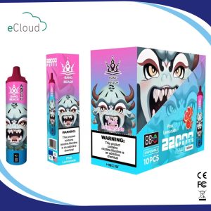 Wholesale I Vape Disposable Electronic Cigarette Screen Bang Beach 22000 Puff Vape Crown Bar Pocket Hookah Vape Kit
