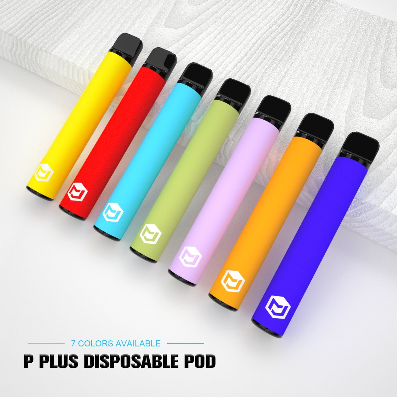 Wholesale P Plus Disposable Vape Puff 800, 3.2ml Rechargeable Pod, Nicotine Salt, Fruit Flavors - Customizable Logo - Image 4