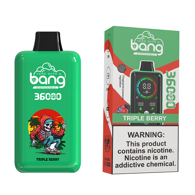 Bang 36000 Puffs Disposable Vape Pen 36ml E-Cigarette with Logo, 850mAh Battery, Direct Factory Sale - Image 4