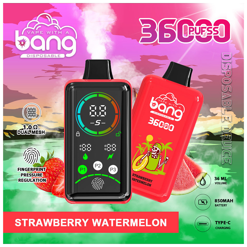 Bang 36000 Puffs Disposable Vape Pen 36ml E-Cigarette with Logo, 850mAh Battery, Direct Factory Sale - Image 3