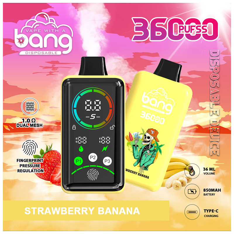 Bang 36000 Puffs Disposable Vape Pen 36ml E-Cigarette with Logo, 850mAh Battery, Direct Factory Sale - Image 6