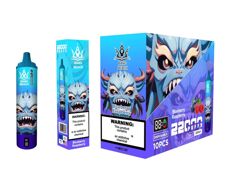 Bang Beach 22000 Puffs Disposable Vape Pen with Smart Screen, 850mAh Battery, & Mesh Coil - Wholesale - Image 5