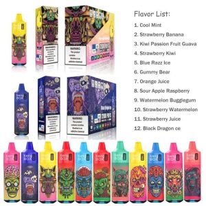 Bang Box 12000 Puffs Disposable Vape 20ml | FDA Certified, Mesh Coil, Adjustable Airflow, RGB Light