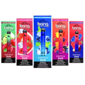 Bang Duo Switch Disposable Vape Pen - 2500 Puffs, Dual Flavors, 6% Nicotine, 1100mAh Battery