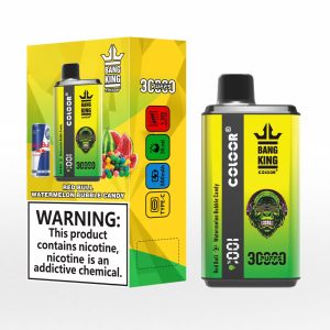 Bang King 30000 Puffs Disposable Vape Pen - 12 Flavors, 0%-5% Nicotine, 30ml Oil Capacity, FDA Certified