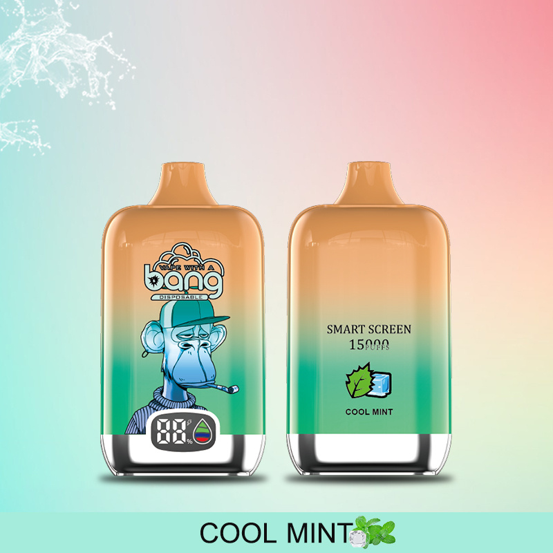 Bang Smart Screen 15000 Puffs Disposable Vape Pen, 25ml E-Liquid, Type-C Charging, Fruit Flavors - Image 3