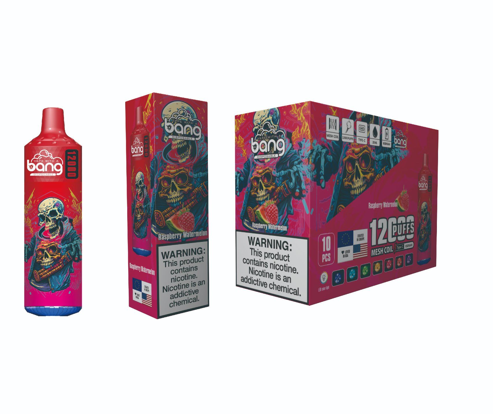 Bang Vape 12000 Puff Disposable E-Cigarette, 20 Flavors, Fast Shipping, FDA Certified - Image 6