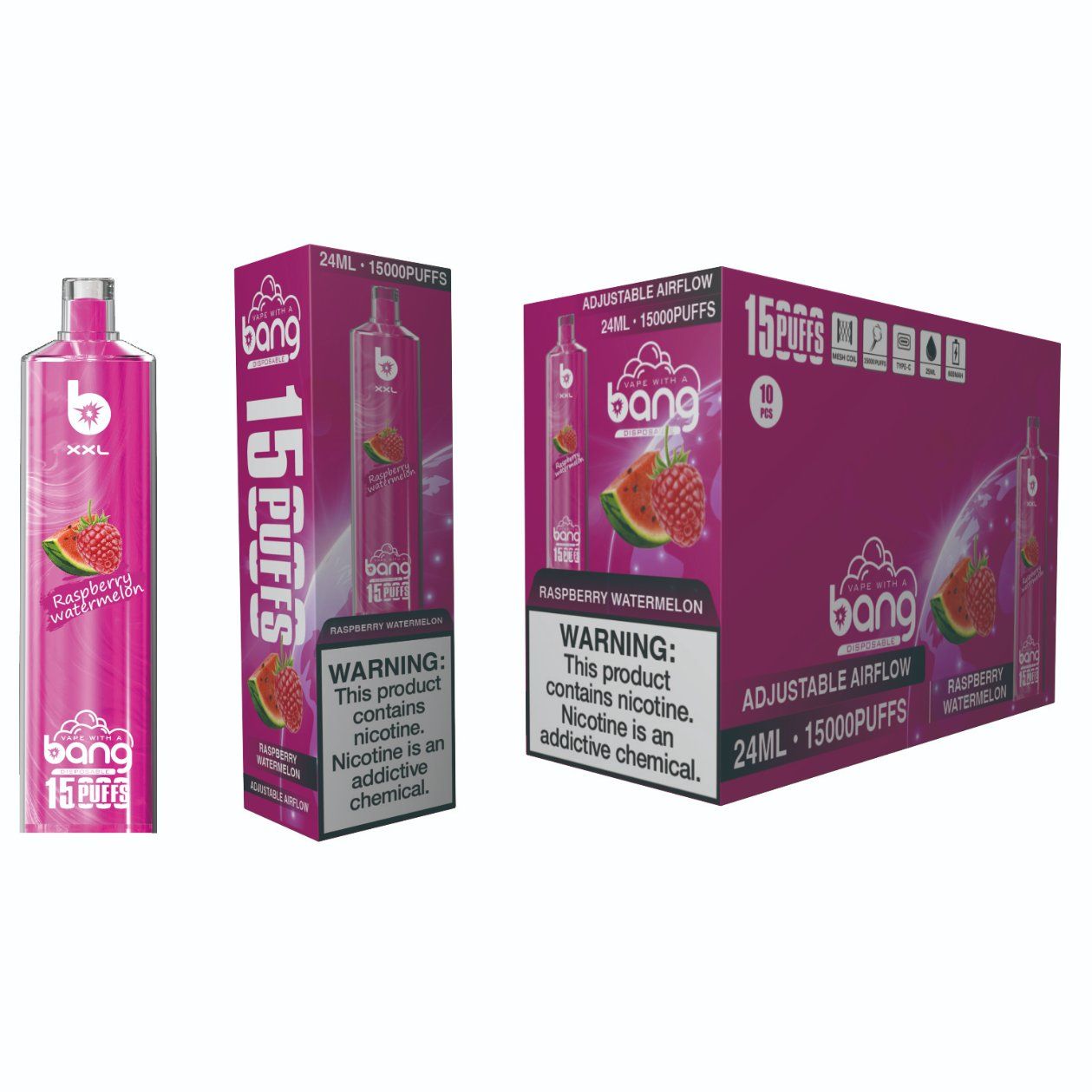 Bang XXL NT15000 Puffs Einweg-E-Zigarette - Schneller Versand, FDA-zertifiziert, wenig Nikotin, Fruchtaromen – Bild 5