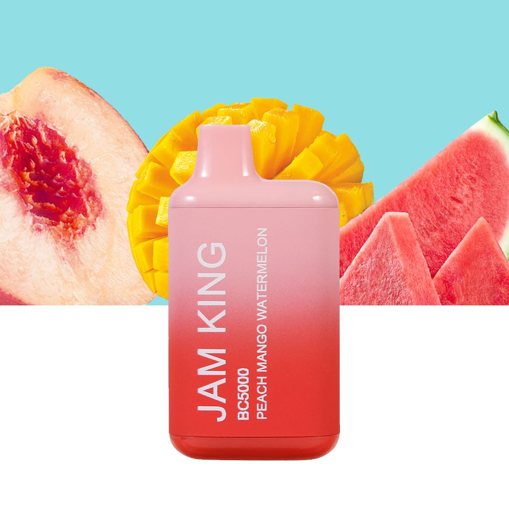 Jan King BC 5000 Disposable Vape 5K Puffs, 650mAh, 13ml, Fruit Flavors, Rechargeable, Type-C, 5% Nicotine - Image 4