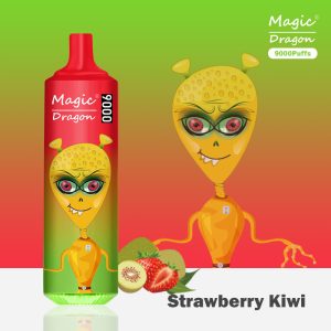Komodo Magic Dragon 9000 Puffs Disposable Vape Pen with RGB Light, 18ml E-Liquid, Type-C Charging