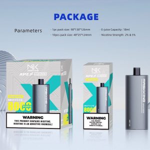 Maskking Apex 8000 Puffs Einweg Vape Pod - Hohe Nikotin, Obst Aromen, 600mAh, FDA zertifiziert