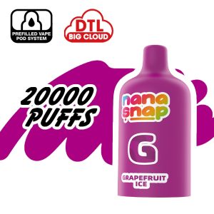 Nanasnap 20000 DTL Disposable Vape 20000 Puffs, 20ml Capacity, 60mg Nicotine, Savage Wholesale, EU Warehouse