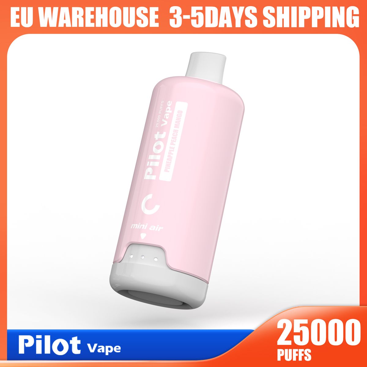 Pilotvape 25K Vape Desechable 25000 Puffs 30mg Nic Salt 28ml EGO Pod con Sabores Frutales - Certificado FDA - Imagen 2