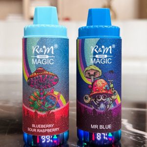 R&M Magic 16K Disposable Vape Pen - 16000 Puffs, FDA Certified, Fruit Flavors, LED Display