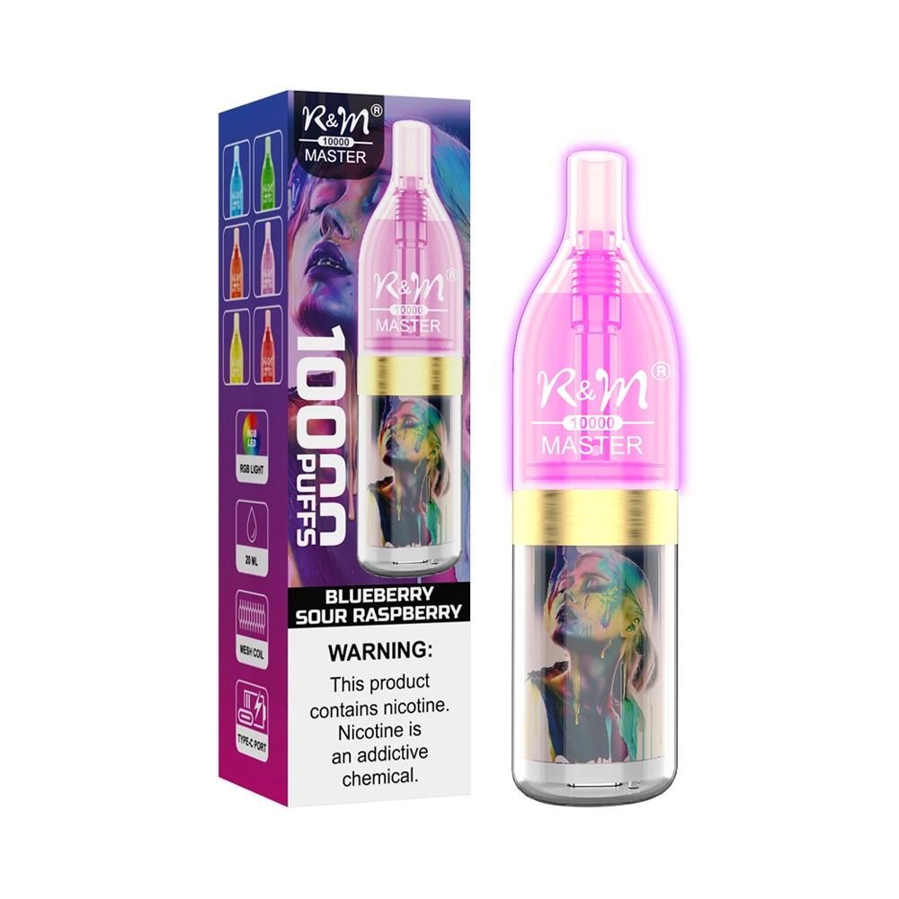 R&M Master 10000 Puffs Disposable Vape - 17ml, Rechargeable, 14 Flavors, FDA Certified - Image 4