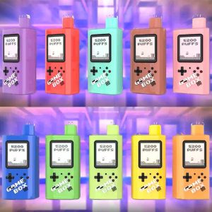 Randm Game Box Disposable Vape Pen 5200 Puffs, EGO Style, FDA Certified, Fruit Flavors