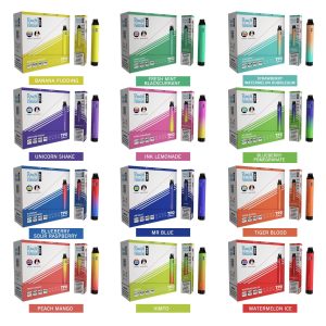 RandM Tornado 600 Puffs Disposable Vape, 2ml, 1100mAh, Fruit Flavors, Low Nicotine, EGO Style