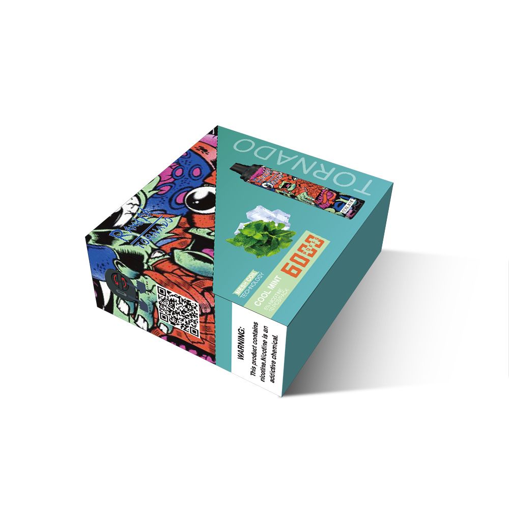 RandM Tornado 6000 Disposable Ecig Vape - 6000 Puffs, Mesh Coil, Variable Voltage, Stainless Steel (Copy) - Image 3