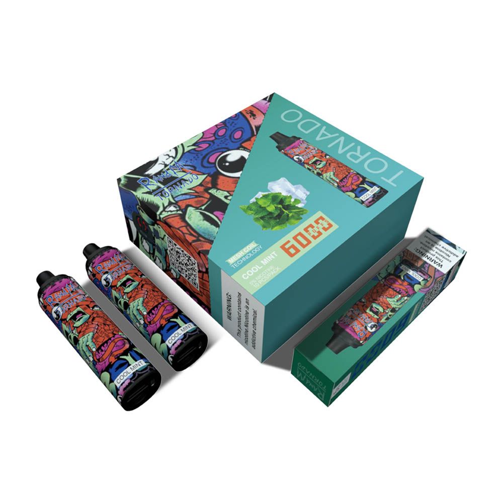 RandM Tornado 6000 Disposable Ecig Vape - 6000 Puffs, Mesh Coil, Variable Voltage, Stainless Steel (Copy) - Image 5