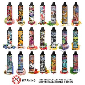 RandM Tornado 6000 Puffs Mesh Coil Disposable Vape Pen, Rechargeable, 30 Flavors, 850mAh Battery