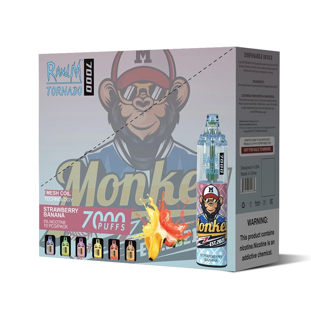 RandM Tornado 7000 Puffs 14ml Einweg Vape Pen - OEM & ODM verfügbar, 50 Fruchtgeschmacksrichtungen – Bild 3