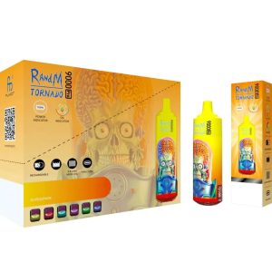 RandM Tornado 9000 Pro Disposable Vape 9000 Puffs, Rechargeable, 18ml Ejuice, Fruits Flavors, FDA Certified