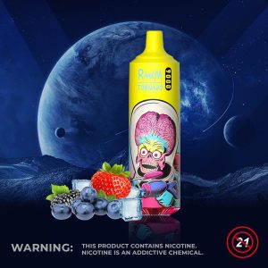 Randm Tornado 9000 Puffs Vape - 53 Flavors, 18ml E-Liquid, Type-C Rechargeable, LED Lights, Low Nicotine