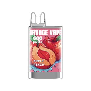 Savage Crystal 600 Disposable Vape - 600 Puffs, Fruit Flavors, FDA & CE Certified, 550mAh Battery